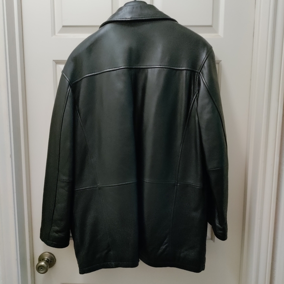 Roundtree & Yorke lamb skin leather jacket - Picture 5 of 6